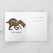 Dinosaur Jurassic Roar Card Karte (Innenseite)