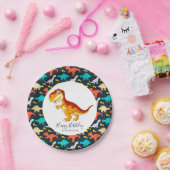 Dinosaur jurassic T Rex Party Pappteller (Party)