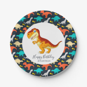 Dinosaur jurassic T Rex Party Pappteller
