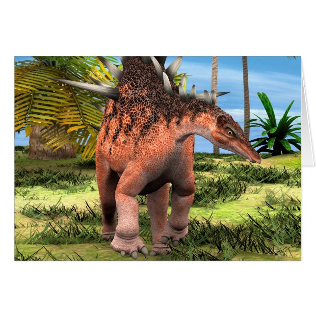 Dinosaur Kentrosaurus (Vorderseite (Horizontal))