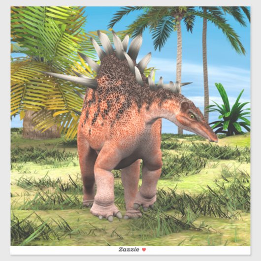 Dinosaur Kentrosaurus Aufkleber (Blatt)
