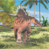 Dinosaur Kentrosaurus Aufkleber (Vorderseite)