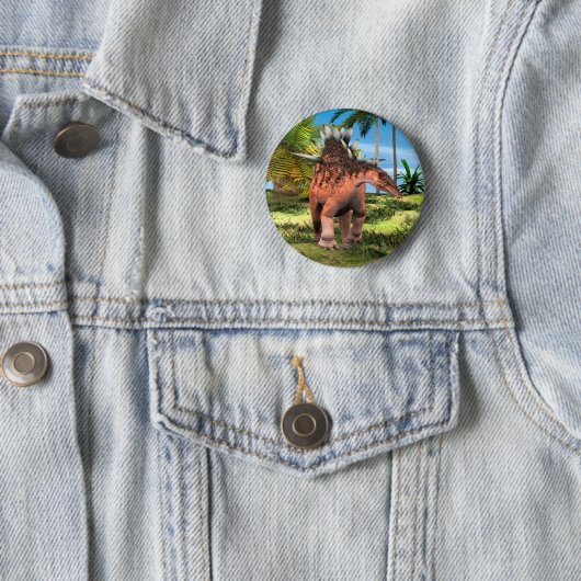 Dinosaur Kentrosaurus Button (Beispiel)