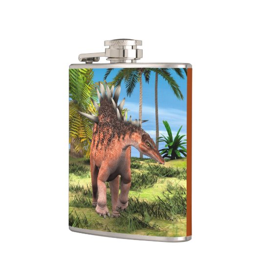 Dinosaur Kentrosaurus Flachmann (Links)