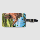Dinosaur Kentrosaurus Gepäckanhänger (Vorderseite (Horizontal))
