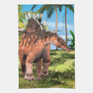 Dinosaur Kentrosaurus Geschirrtuch