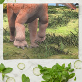 Dinosaur Kentrosaurus Handtuch (Gefaltet)