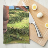 Dinosaur Kentrosaurus Handtuch (Viertel Falte)