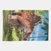 Dinosaur Kentrosaurus Handtuch (Horizontal)