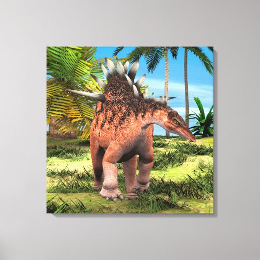 Dinosaur Kentrosaurus Leinwanddruck (Vorderseite)
