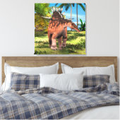 Dinosaur Kentrosaurus Leinwanddruck (Insitu (Schlafzimmer))