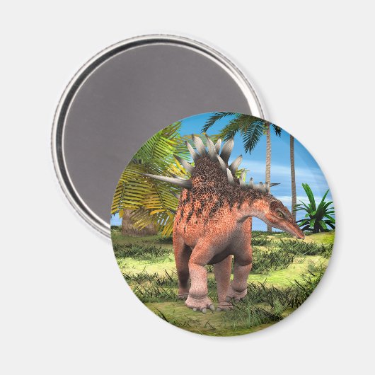Dinosaur Kentrosaurus Magnet (Vorderseite/Rückseite)