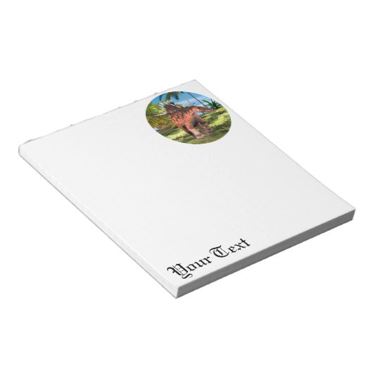 Dinosaur Kentrosaurus Notizblock (angewinkelt)