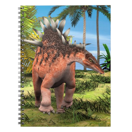 Dinosaur Kentrosaurus Notizblock (Vorderseite)