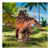 Dinosaur Kentrosaurus Poster (Vorderseite)