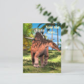 Dinosaur Kentrosaurus Postkarte (Stehend Vorderseite)