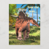 Dinosaur Kentrosaurus Postkarte (Vorderseite)