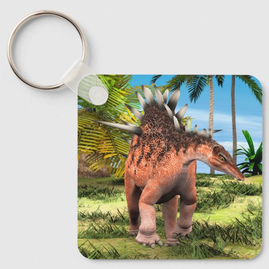 Dinosaur Kentrosaurus Schlüsselanhänger (Vorderseite)