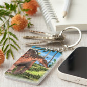 Dinosaur Kentrosaurus Schlüsselanhänger (Vorderseite rechts)