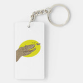Dinosaur key chain schlüsselanhänger (Rückseite)