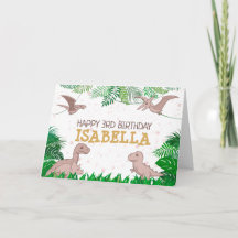 Dinosaur Kid Dino Jurassic Trex Pink Girl Geburtst