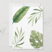 Dinosaur Kids Birthday Party Invitation Einladung (Rückseite)