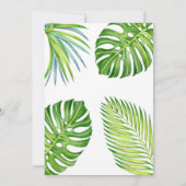 Dinosaur Kids Birthday Party Invitation Einladung (Rückseite)