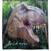 Dinosaur kids Duschvorhang (Vorderseite)