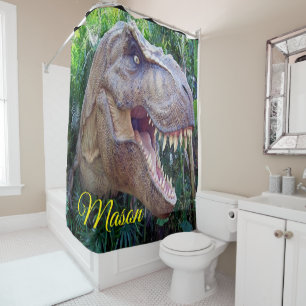 Dinosaur kids Duschvorhang Mason
