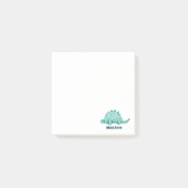 Dinosaur Kids Name Post-it Klebezettel