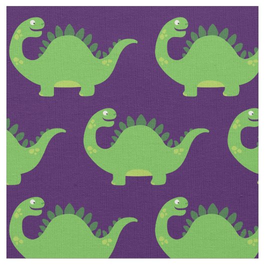Dinosaur Kids Niedlich Dino Stoff (Nahaufnahme)