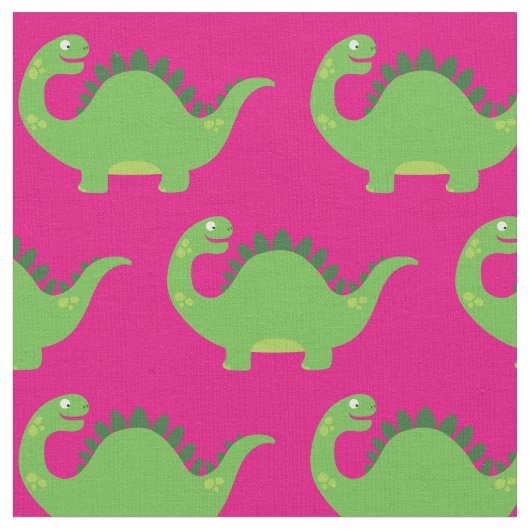 Dinosaur Kids Niedlich Dino Stoff (Nahaufnahme)