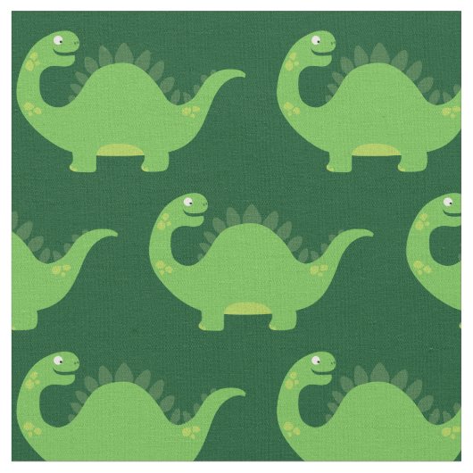 Dinosaur Kids Niedlich Dino Stoff (Nahaufnahme)