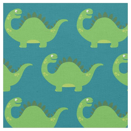 Dinosaur Kids Niedlich Dino Stoff (Nahaufnahme)