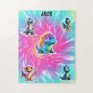 DINOSAUR KIDS PERSONALISIERT PUZZLE