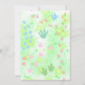 Dinosaur Kids Rawi einige Geburtstagsparty Einladung (Rückseite)