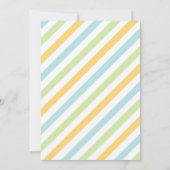 Dinosaur Kinder Geburtstagsfeier Einladung (Rückseite)