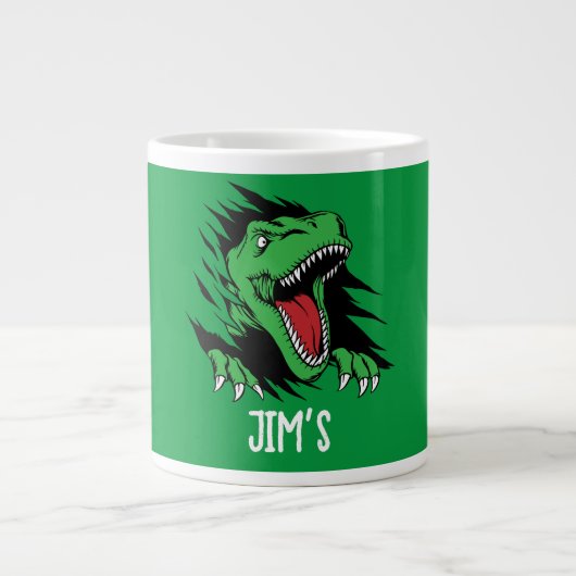 Dinosaur Kinder Jumbo-Tasse (Vorderseite)