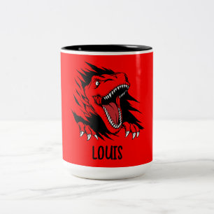 Dinosaur Kinder Zweifarbige Tasse