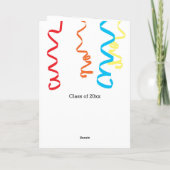 Dinosaur Kindergarten Abschluss Karte (Rückseite)