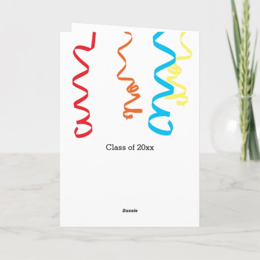 Dinosaur Kindergarten Abschluss Karte (Rückseite)