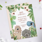 Dinosaur Kindergeburtstag Dino Einladung