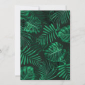 Dinosaur Kindergeburtstag Gold Dinos Trex Boy Einladung (Rückseite)