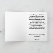 Dinosaur Klapp-Grußkarte Karte (Innenseite)