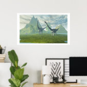 DINOSAUR-LAND-DRUCKEN POSTER (Heimbüro)