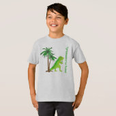 Dinosaur Land Niedlich Dino T-Shirt (Vorne ganz)