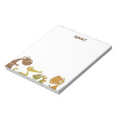 Dinosaur Land Notepad Notizblock (Rotiert)