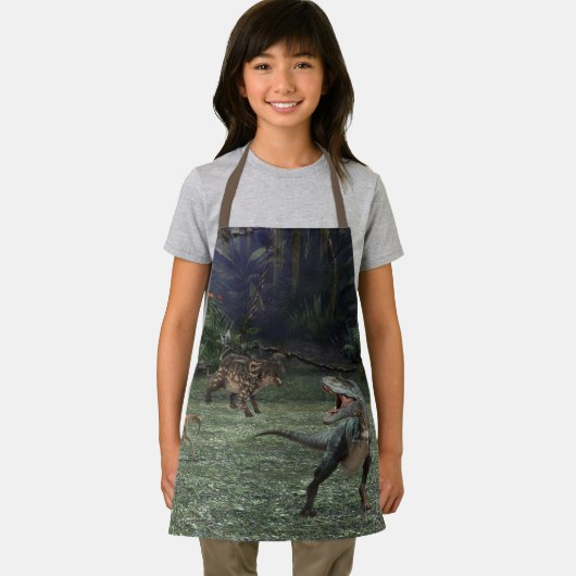 Dinosaur Landscape Jurassic Schürze (Insitu)