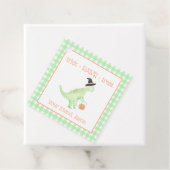 Dinosaur Leckerei Rawr Green Orange Halloween Kind Geschenkanhänger (Beispiel)