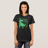 Dinosaur Leprechaun Happy St Pat T-Rex St Patrick' T-Shirt (Vorne ganz)